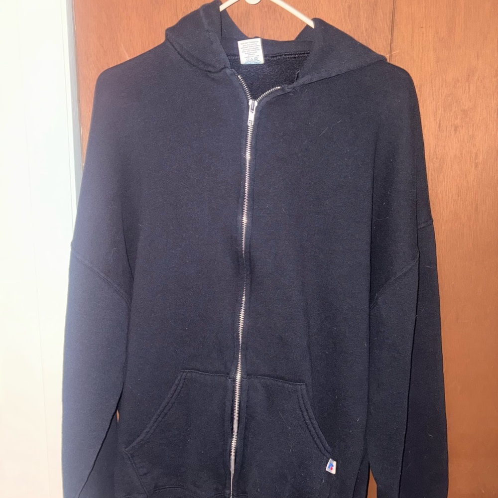 5/ $15❤️ Russell Men's Black Hoodie XXL